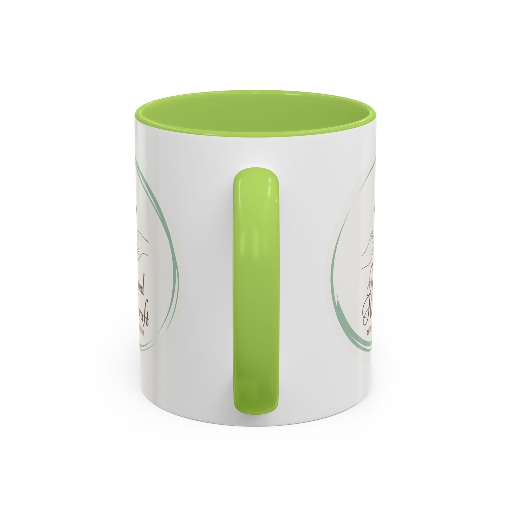 Inspired Handcraft Accent Coffee Mug — Arts & Crafts Gift (11/15 oz)