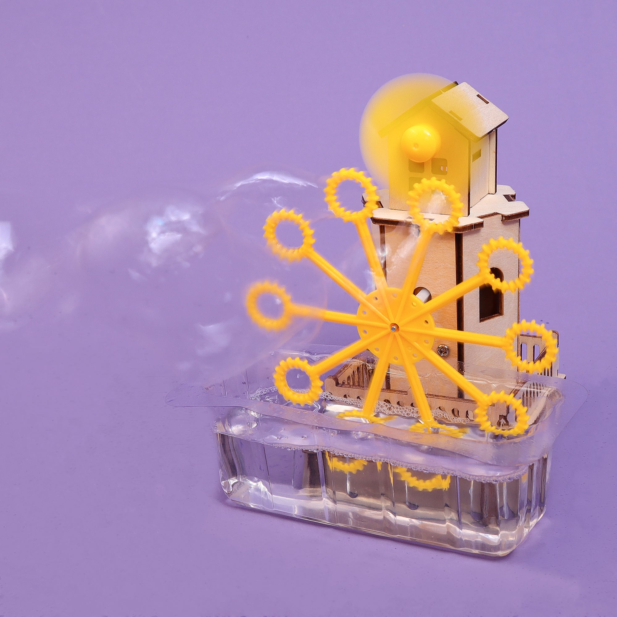 DIY Bubble Machine STEM Educational Toy Kit Kids
