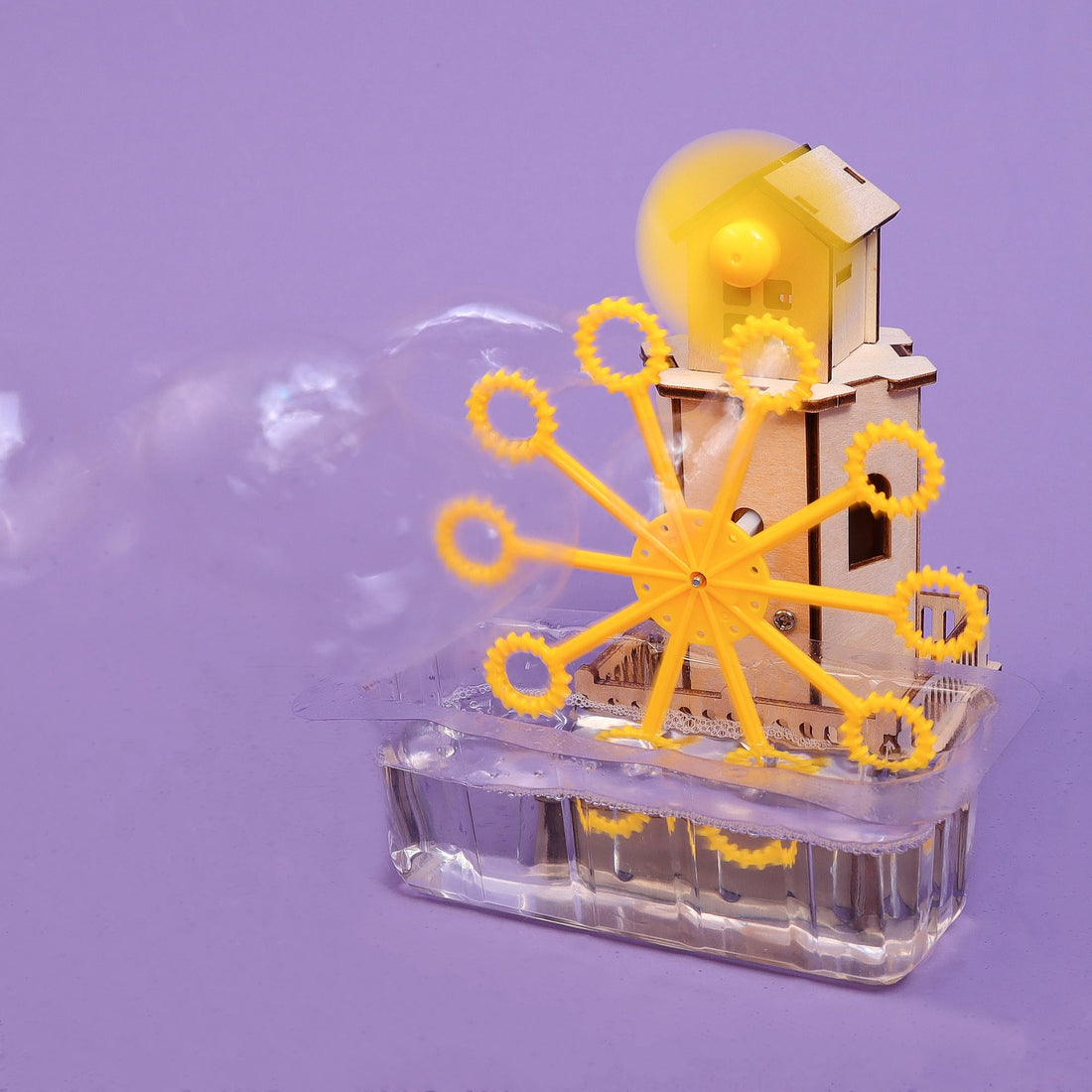 DIY Bubble Machine STEM Educational Toy Kit Kids