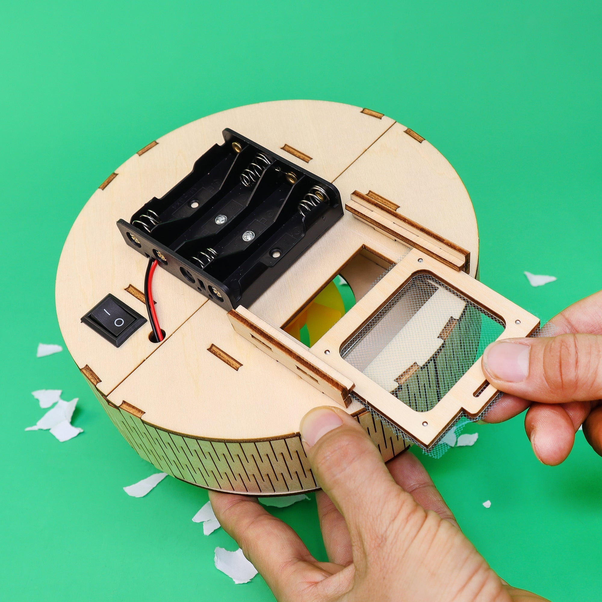 DIY Robot Vacuum STEM Educational Building Toy Kit