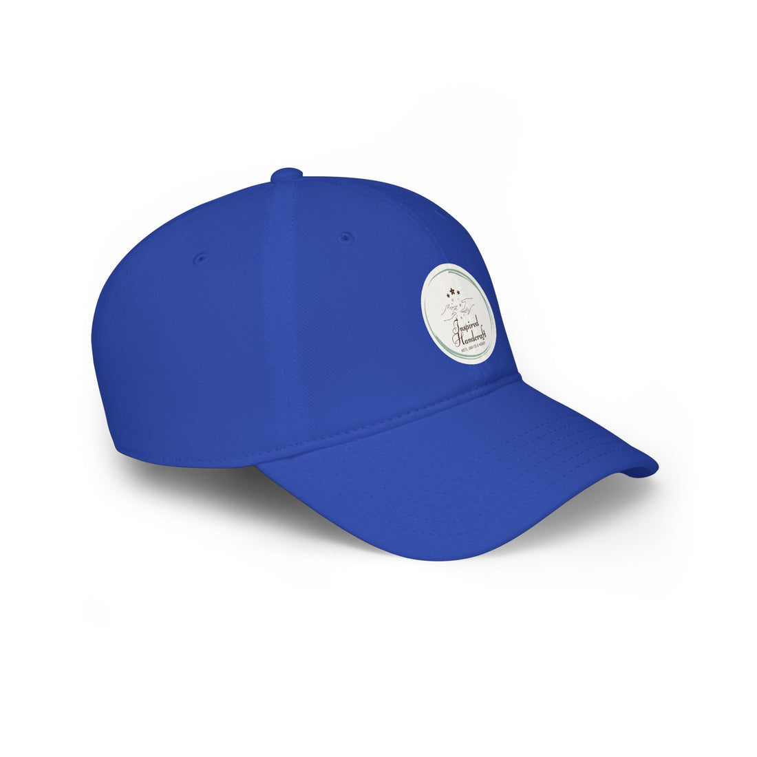 Low Profile Baseball Cap — Vintage Camp Badge Logo Hat