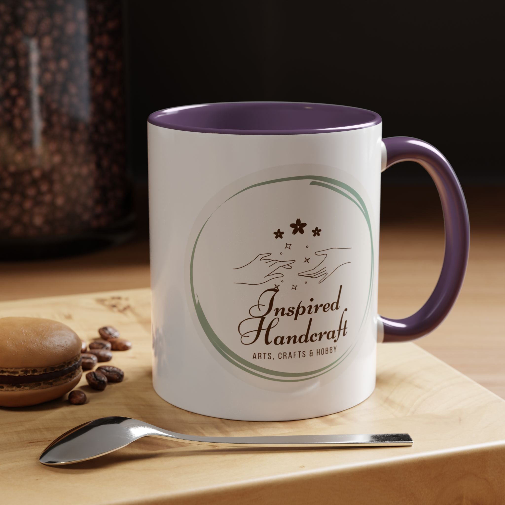 Inspired Handcraft Accent Coffee Mug — Arts & Crafts Gift (11/15 oz)