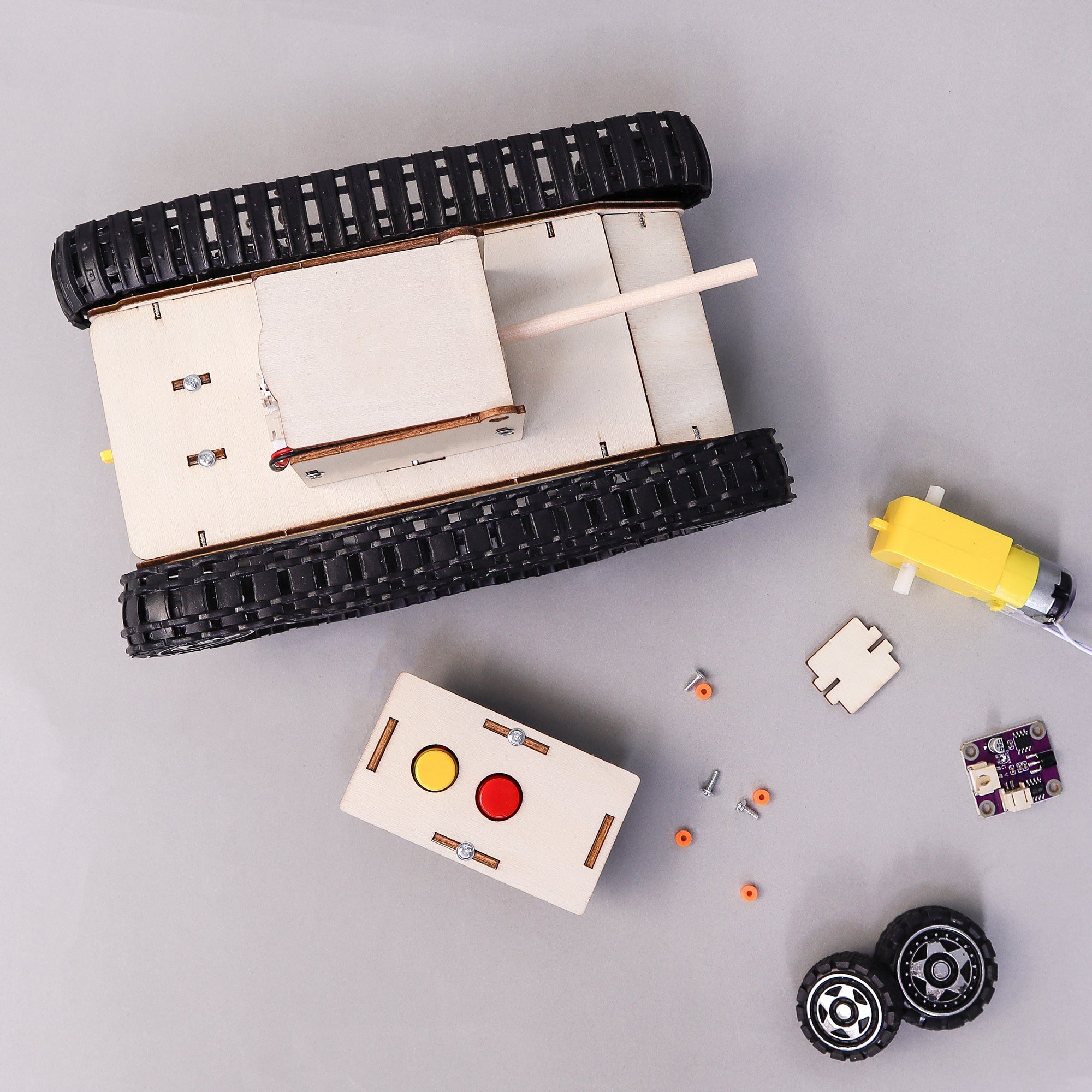 DIY Remote Control Tank STEM Educational Building Kit