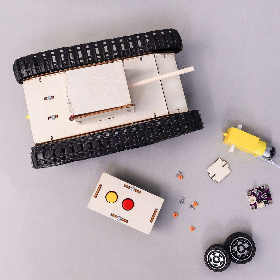 DIY Remote Control Tank STEM Educational Building Kit