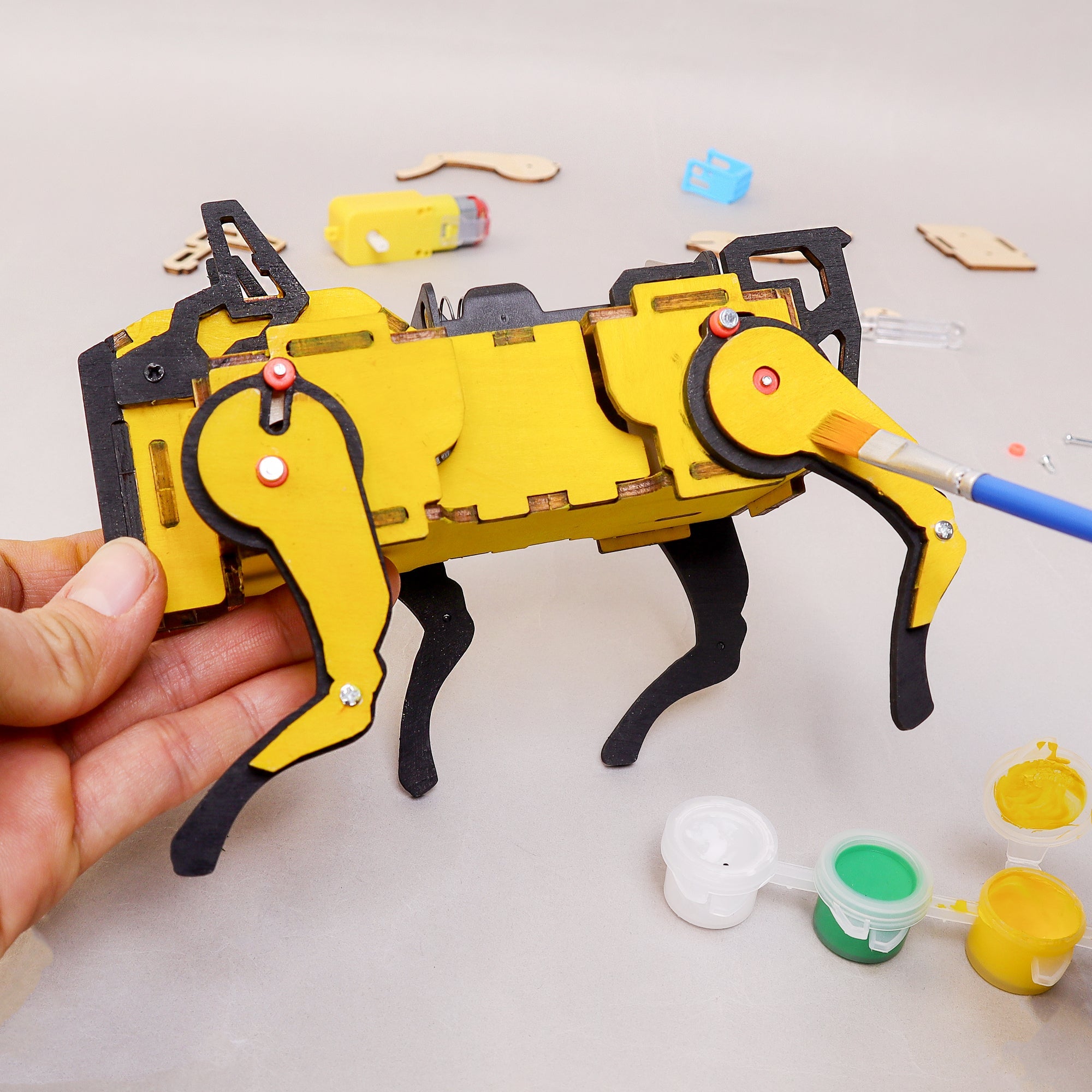 Robot Dog STEM Sound Activated DIY Building Toy
