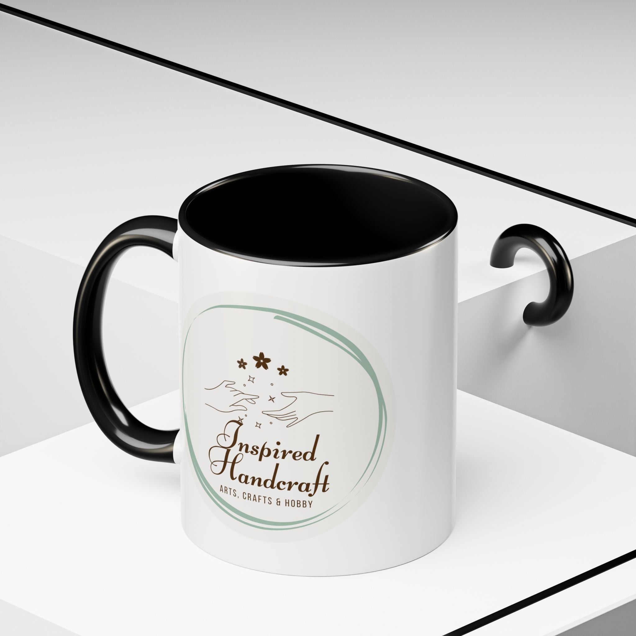 Inspired Handcraft Accent Coffee Mug — Arts & Crafts Gift (11/15 oz)