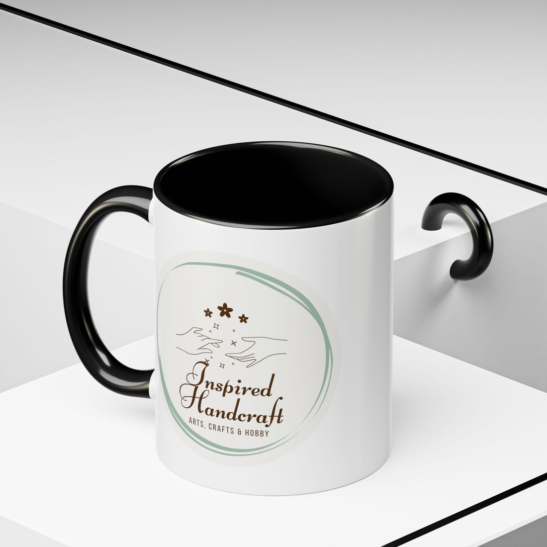 Inspired Handcraft Accent Coffee Mug — Arts & Crafts Gift (11/15 oz)