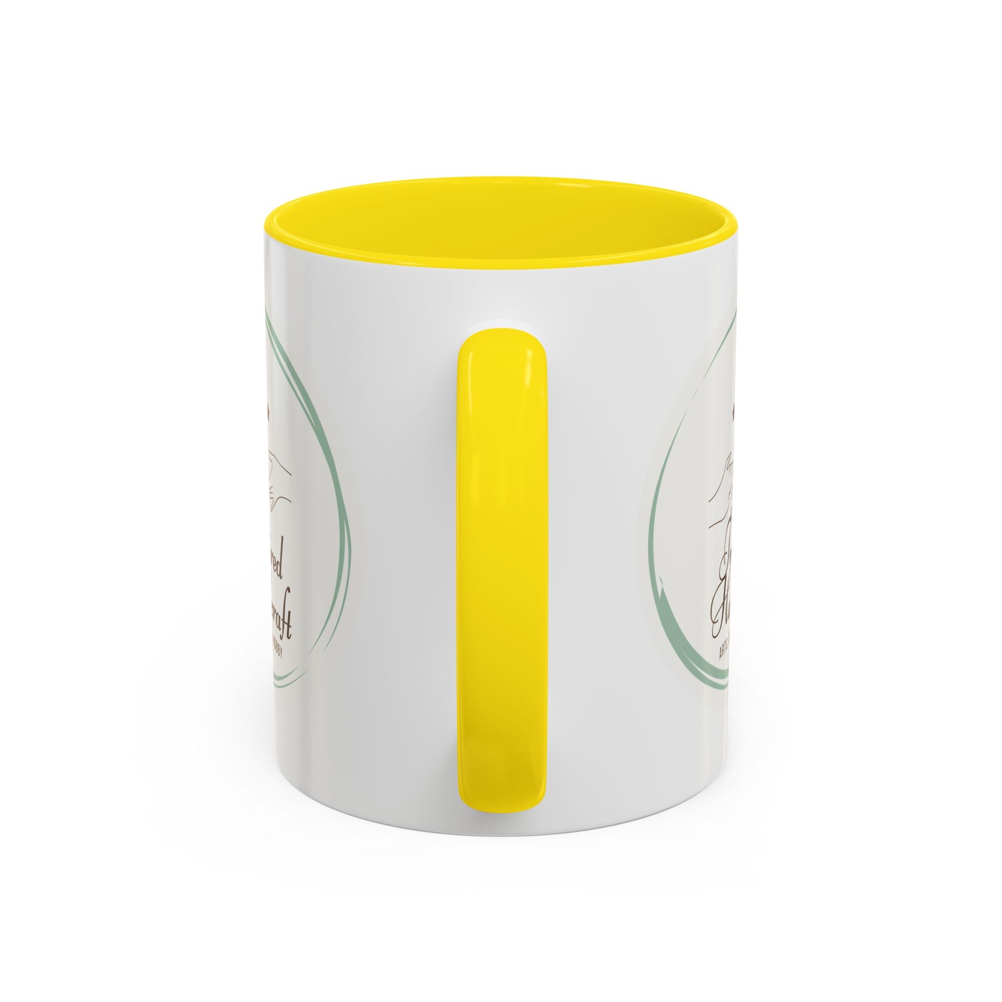 Inspired Handcraft Accent Coffee Mug — Arts & Crafts Gift (11/15 oz)