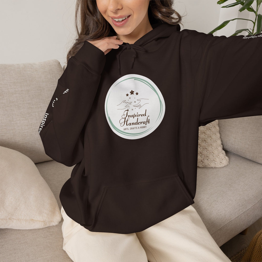 Inspired Handcrafts Logo Hoodie — Artisan Craft Maker Sweatshirt