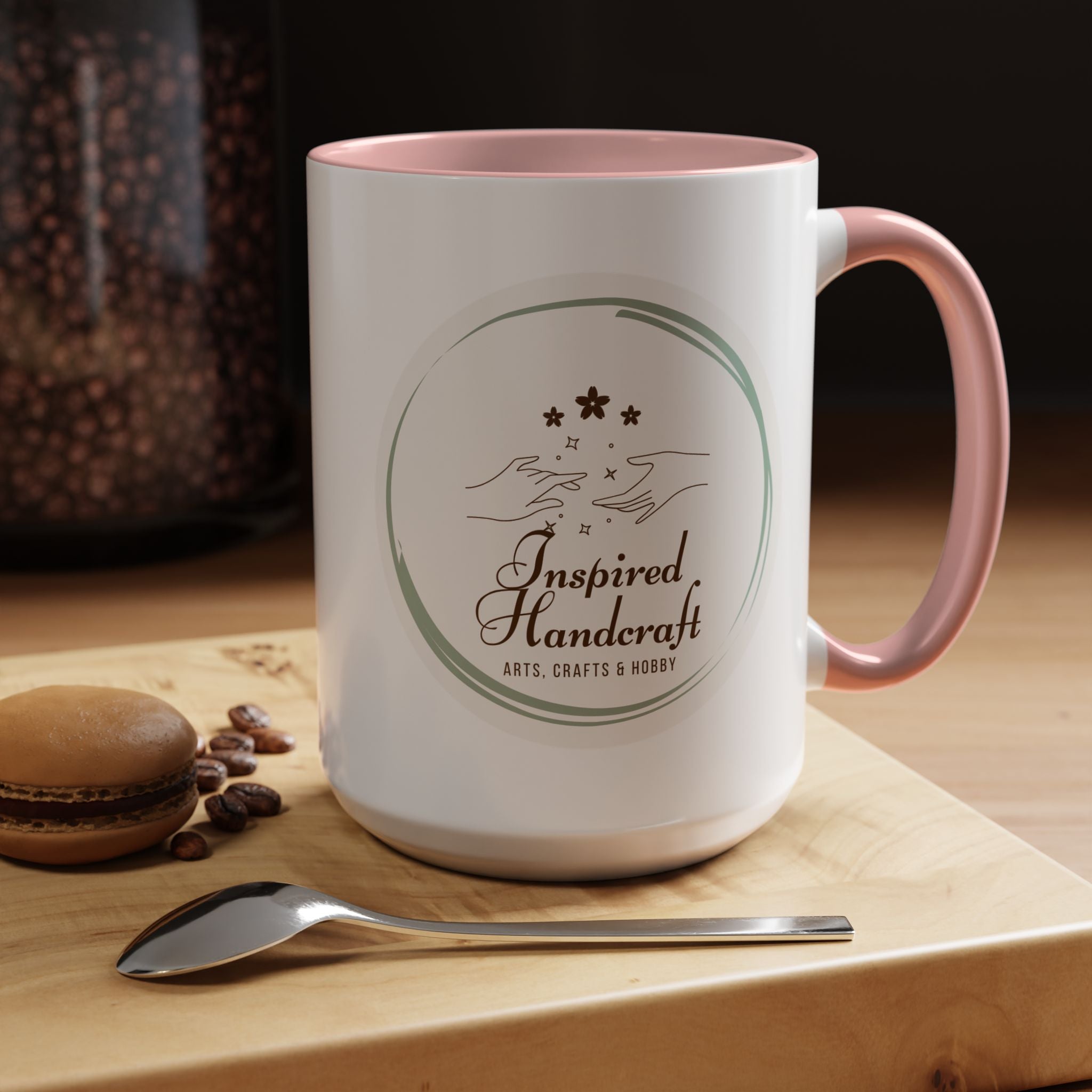 Inspired Handcraft Accent Coffee Mug — Arts & Crafts Gift (11/15 oz)