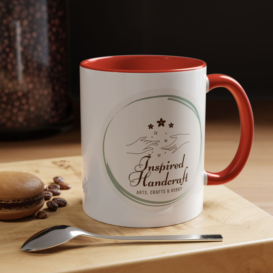Inspired Handcraft Accent Coffee Mug — Arts & Crafts Gift (11/15 oz)
