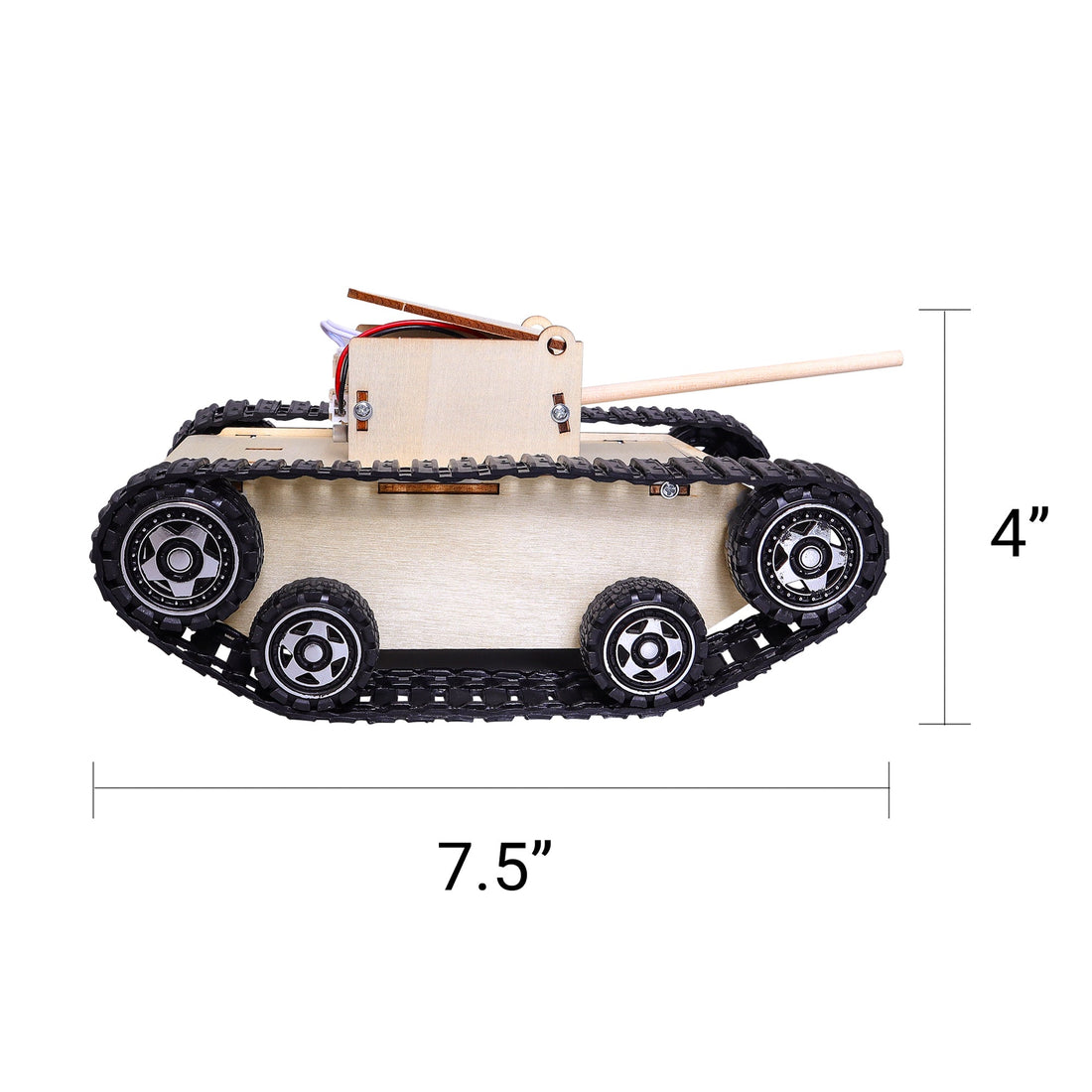 DIY Remote Control Tank STEM Educational Building Kit