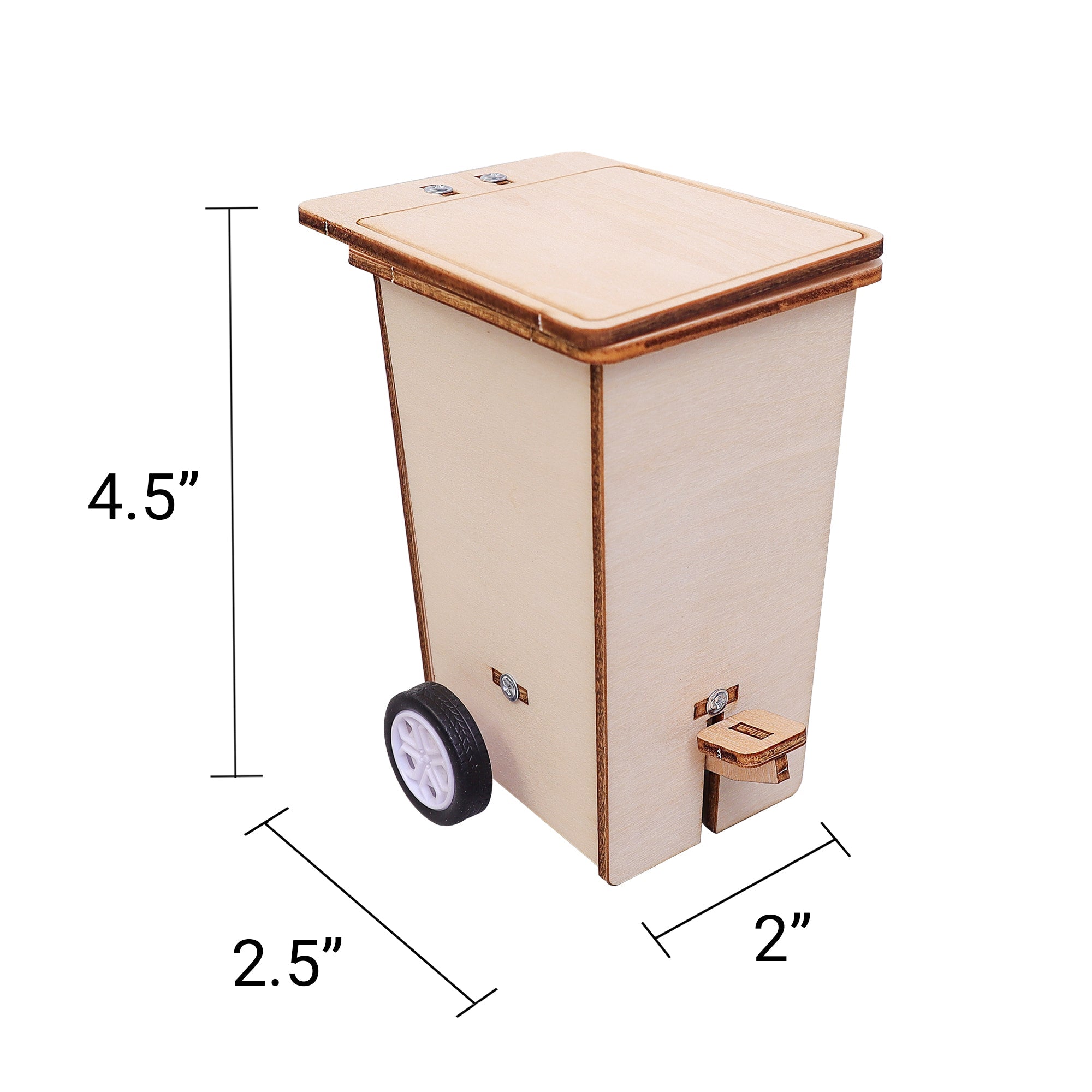 Build Paint Mini Trash Cans Set Desk Decor