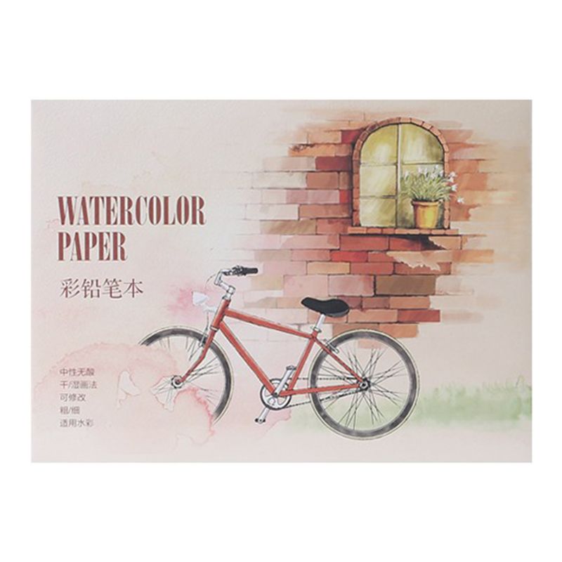 12 Sheet A5 A6 Watercolor Sketchbook Paper