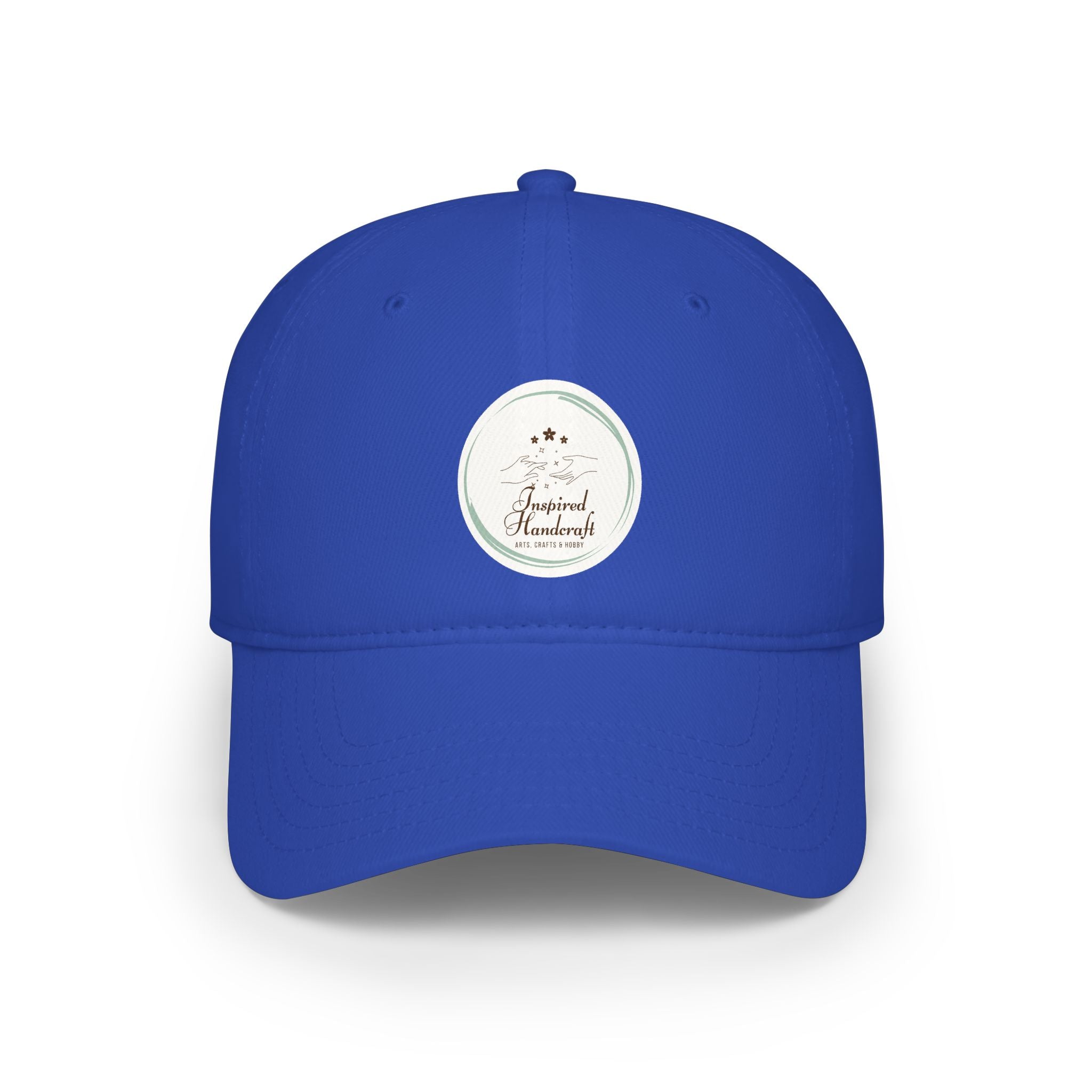 Low Profile Baseball Cap — Vintage Camp Badge Logo Hat