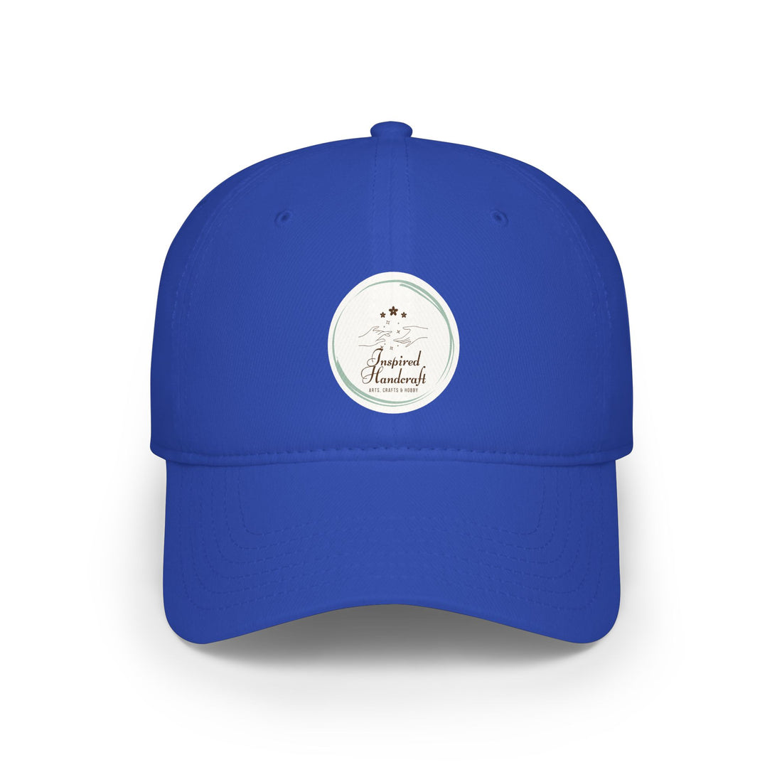 Low Profile Baseball Cap — Vintage Camp Badge Logo Hat
