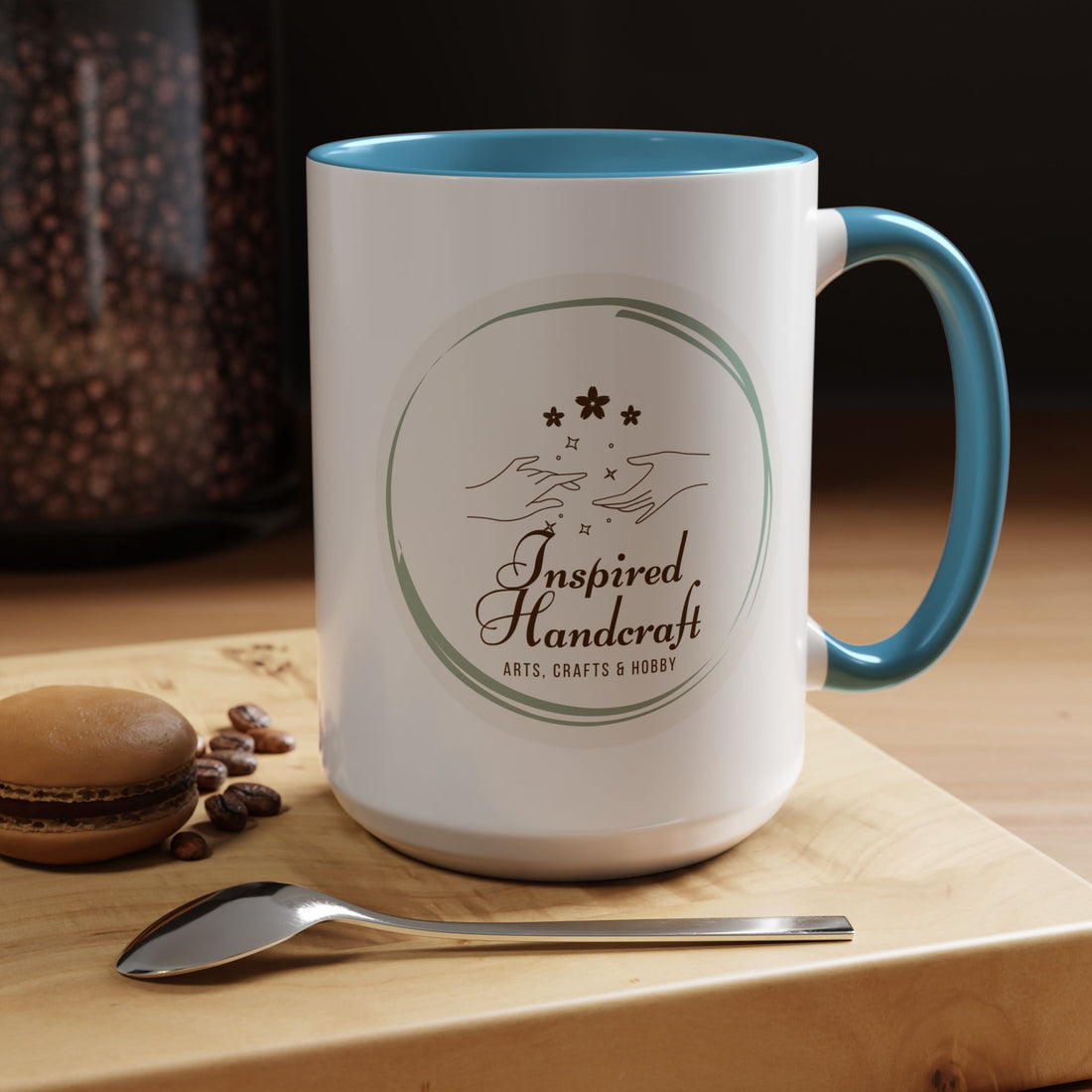 Inspired Handcraft Accent Coffee Mug — Arts & Crafts Gift (11/15 oz)