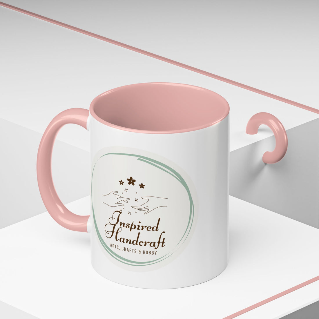Inspired Handcraft Accent Coffee Mug — Arts & Crafts Gift (11/15 oz)