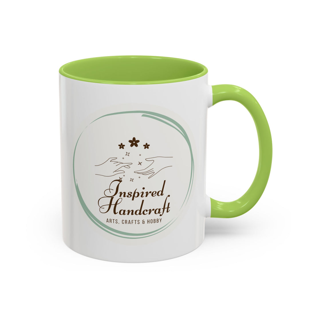 Inspired Handcraft Accent Coffee Mug — Arts & Crafts Gift (11/15 oz)