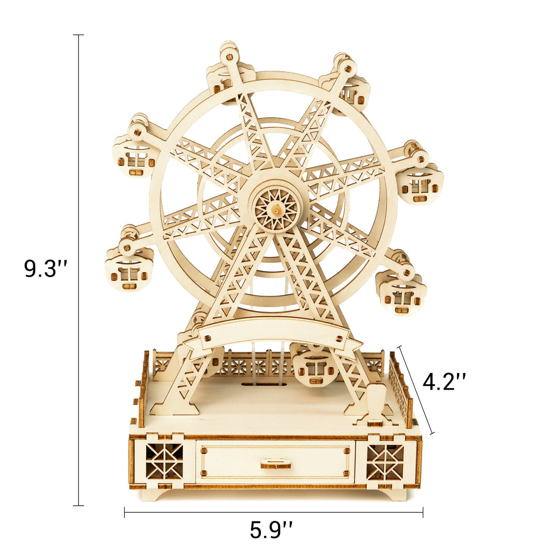 DIY Wooden Ferris Wheel Music Box Kit