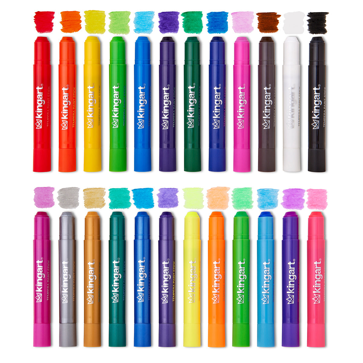 Tempera Paint Thin Sticks 24 Color Set