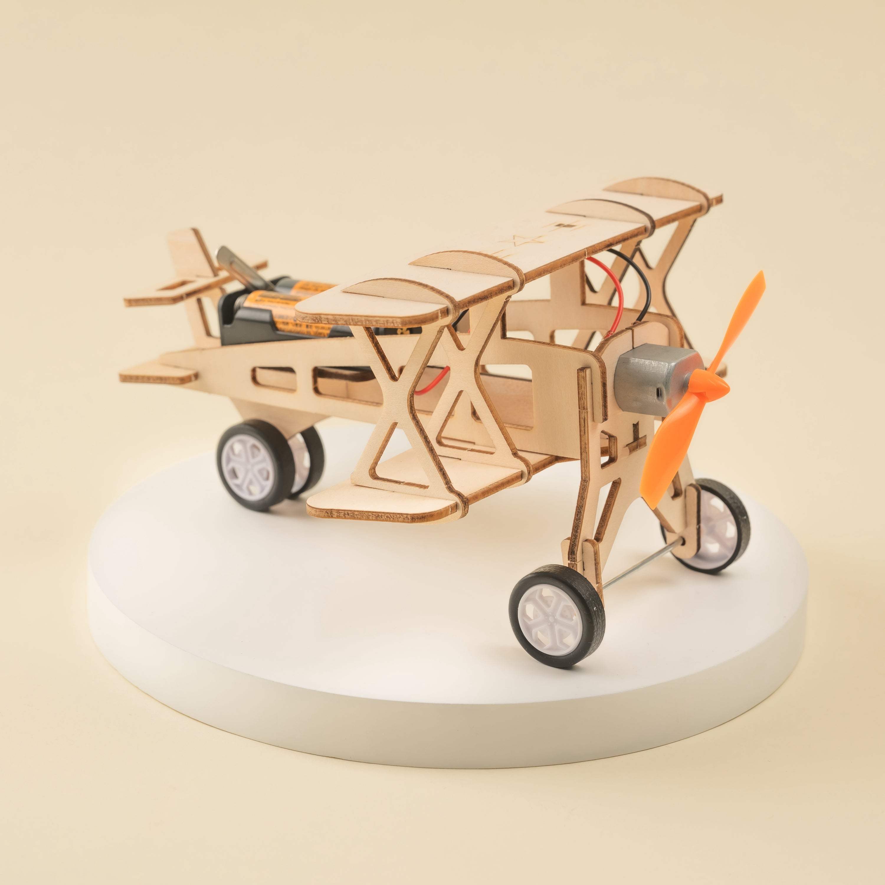 DIY Propeller Plane STEM Educational Building Kit Toy