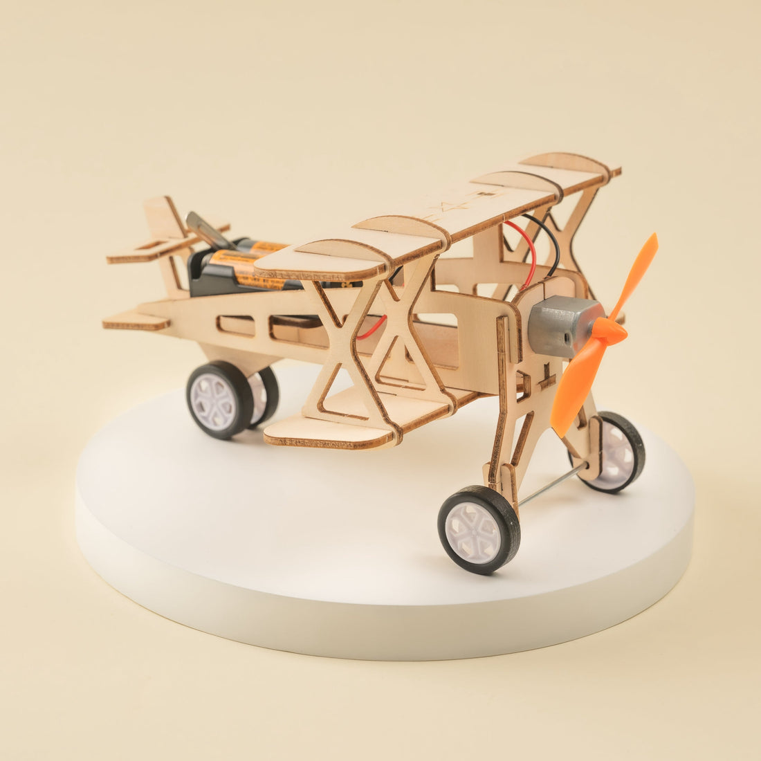 DIY Propeller Plane STEM Educational Building Kit Toy