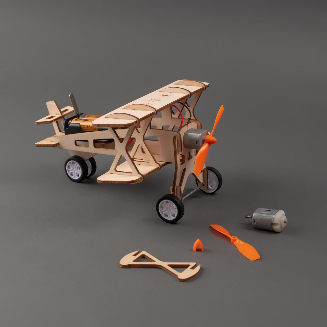 DIY Propeller Plane STEM Educational Building Kit Toy
