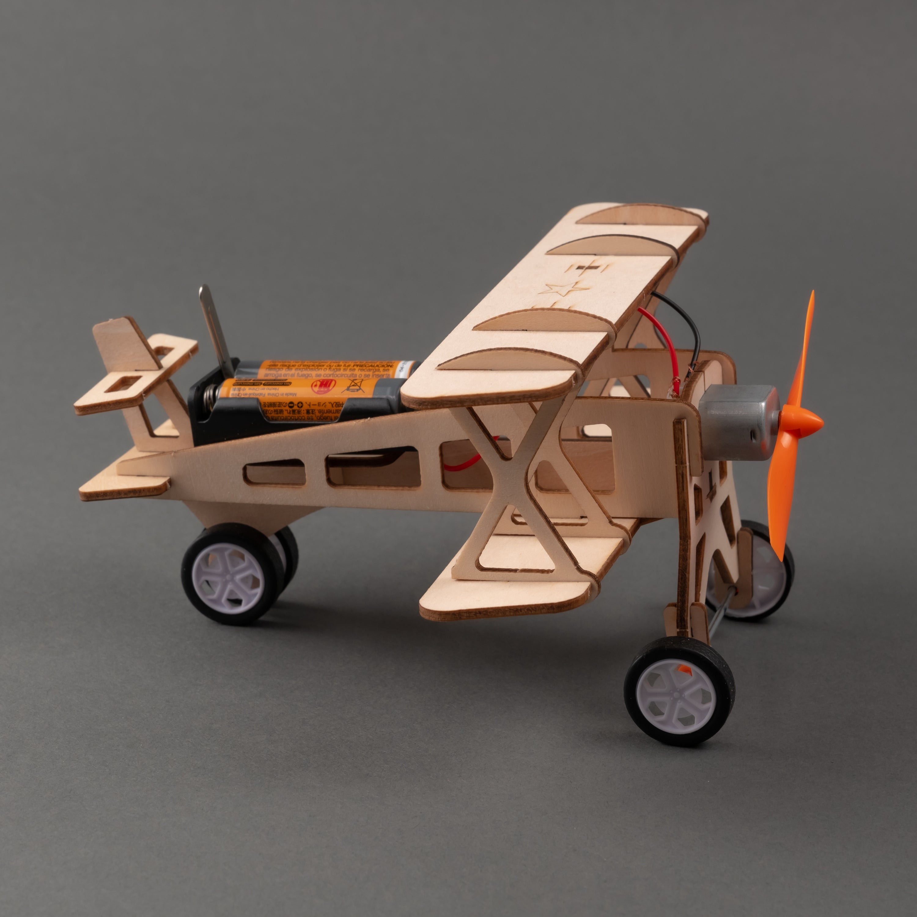 DIY Propeller Plane STEM Educational Building Kit Toy