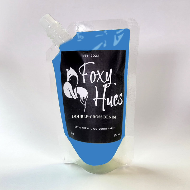 Double-Cross Denim - Foxy Hues | Satin Acrylic outdoor Paint