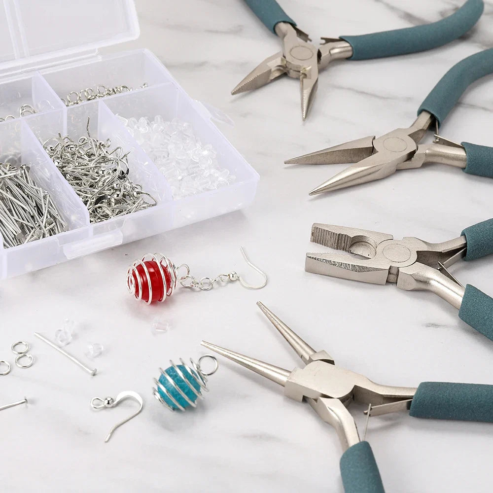 12 Style Exclusive Customization High Quality Stainless Steel End Cutting Wire Pliers Hand Tools DIY Jewelry Making Pliers Set
