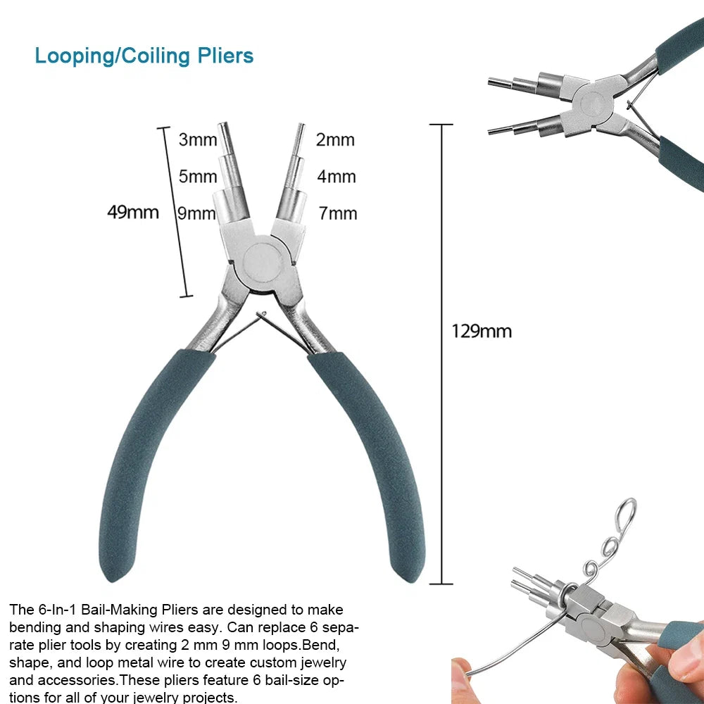 12 Style Exclusive Customization High Quality Stainless Steel End Cutting Wire Pliers Hand Tools DIY Jewelry Making Pliers Set