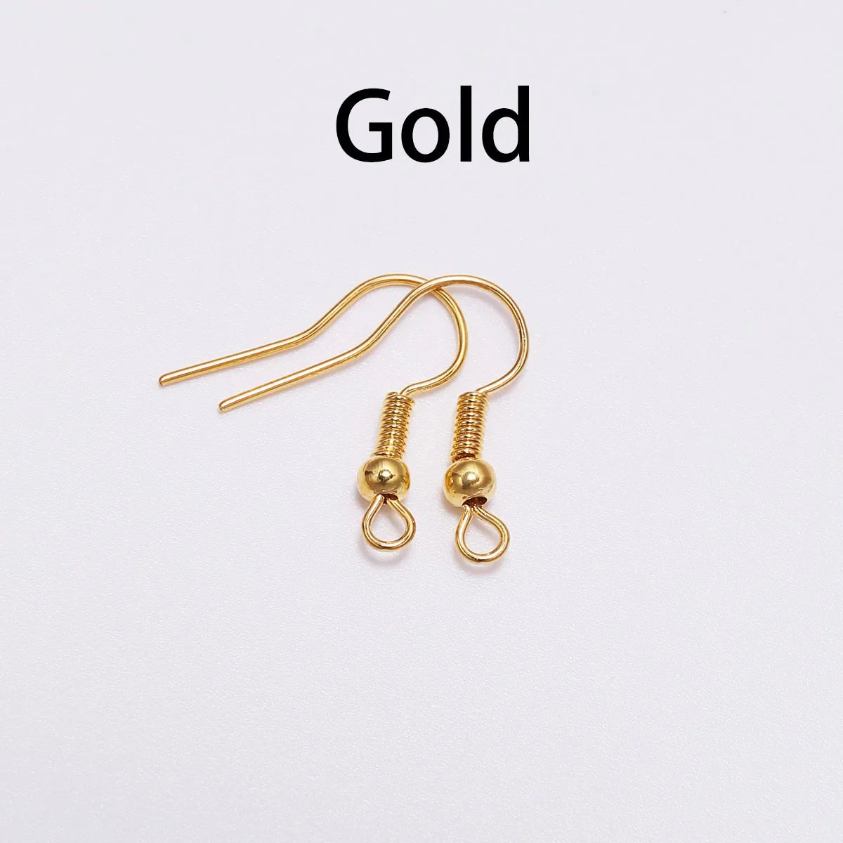 100pcs 17x20mm Earring Findings Earrings Clasps Hooks Fittings DIY Jewelry Crafts Making Alloy Hook Drop Earrings Accessories