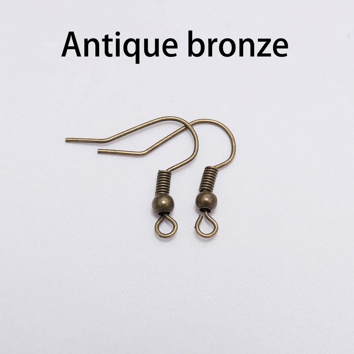 100pcs 17x20mm Earring Findings Earrings Clasps Hooks Fittings DIY Jewelry Crafts Making Alloy Hook Drop Earrings Accessories