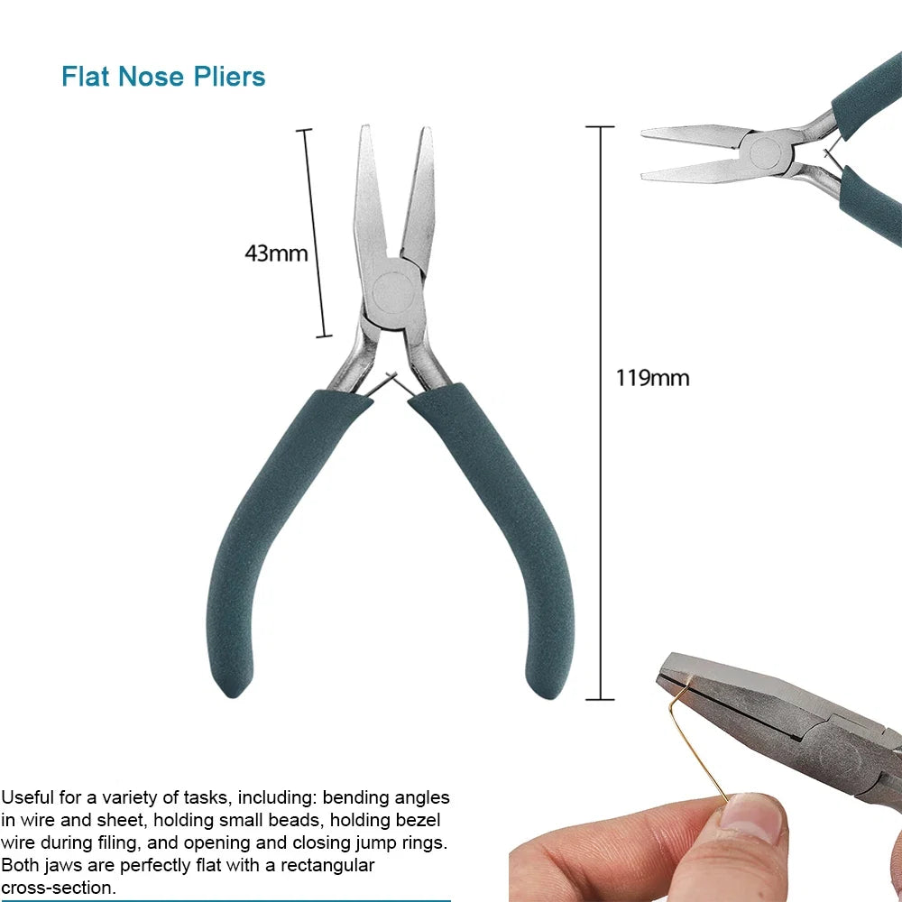 12 Style Exclusive Customization High Quality Stainless Steel End Cutting Wire Pliers Hand Tools DIY Jewelry Making Pliers Set