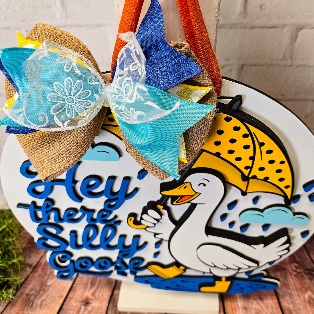 Hey There Silly Goose Door Hanger - DIY Unfinished Kit - Lvl 2