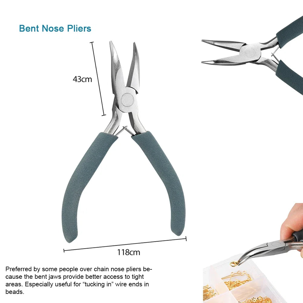 12 Style Exclusive Customization High Quality Stainless Steel End Cutting Wire Pliers Hand Tools DIY Jewelry Making Pliers Set