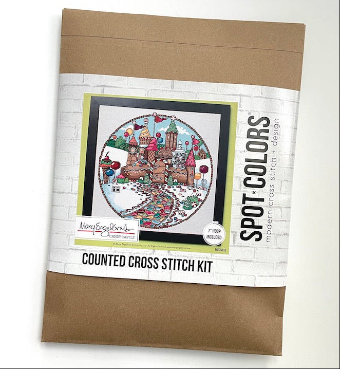 Candy Castle by Mary Engelbreit Counted Cross Stitch DIY KIT