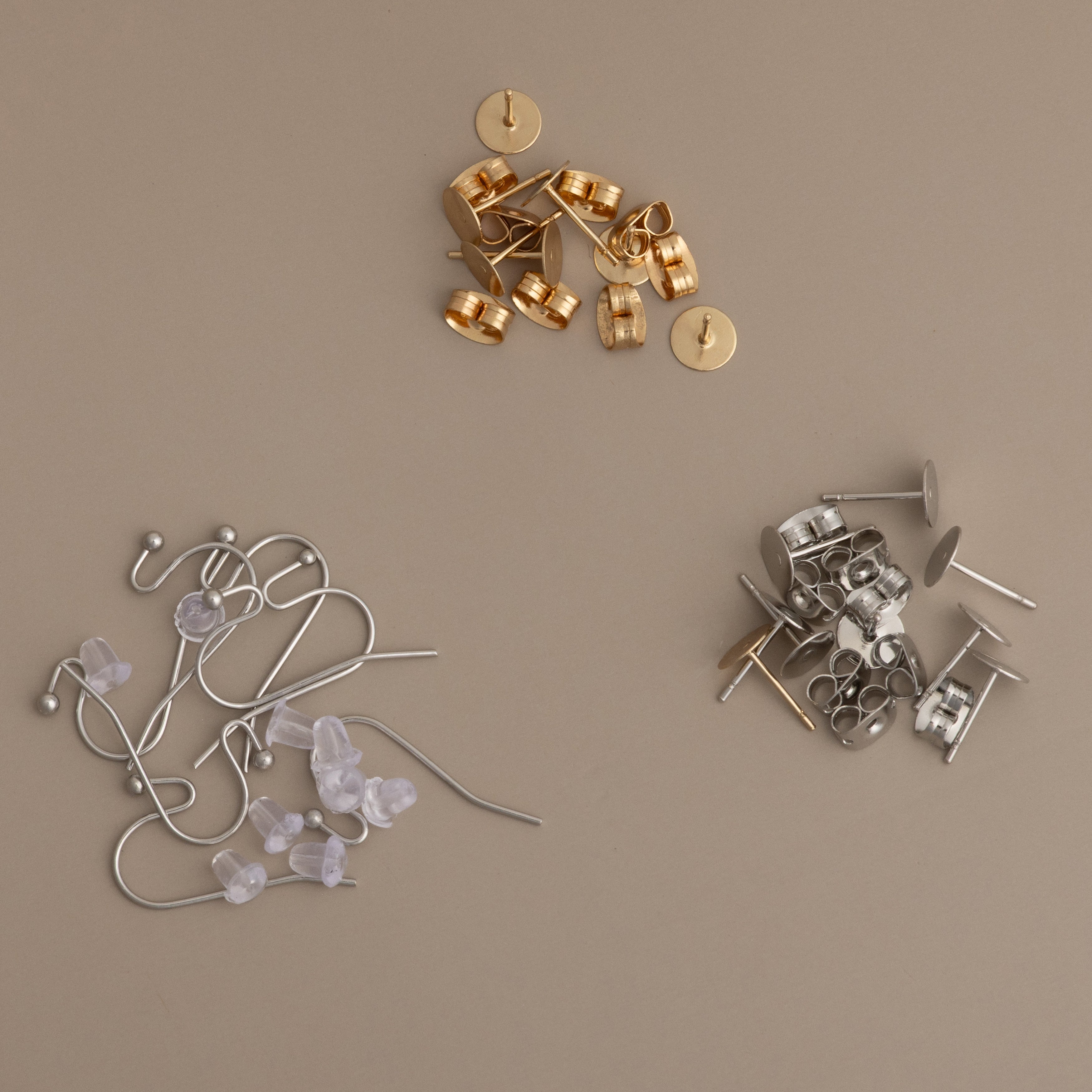 Earring Findings Multipack Earwires Posts Butterfly Pushbacks