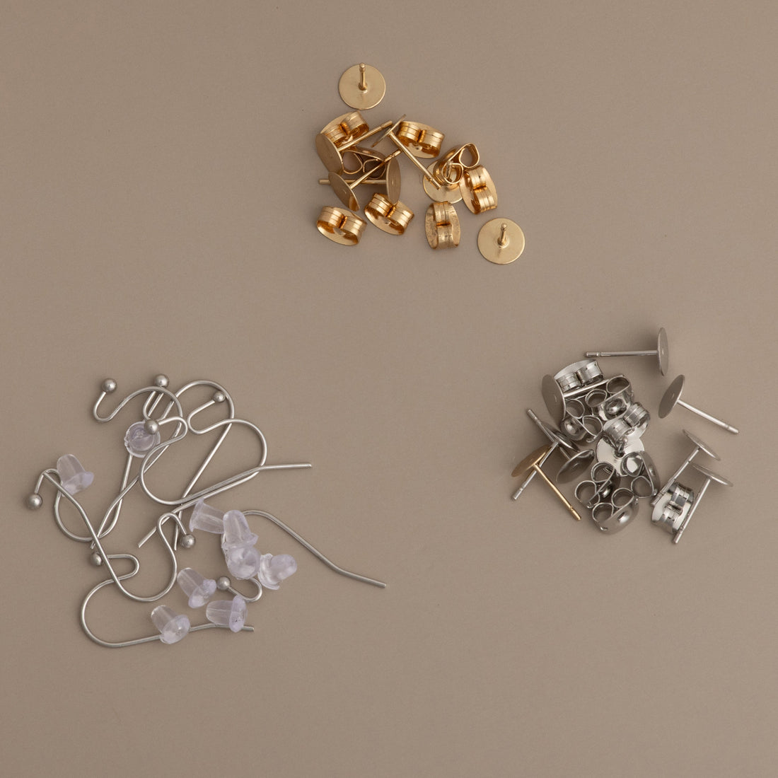 Earring Findings Multipack Earwires Posts Butterfly Pushbacks