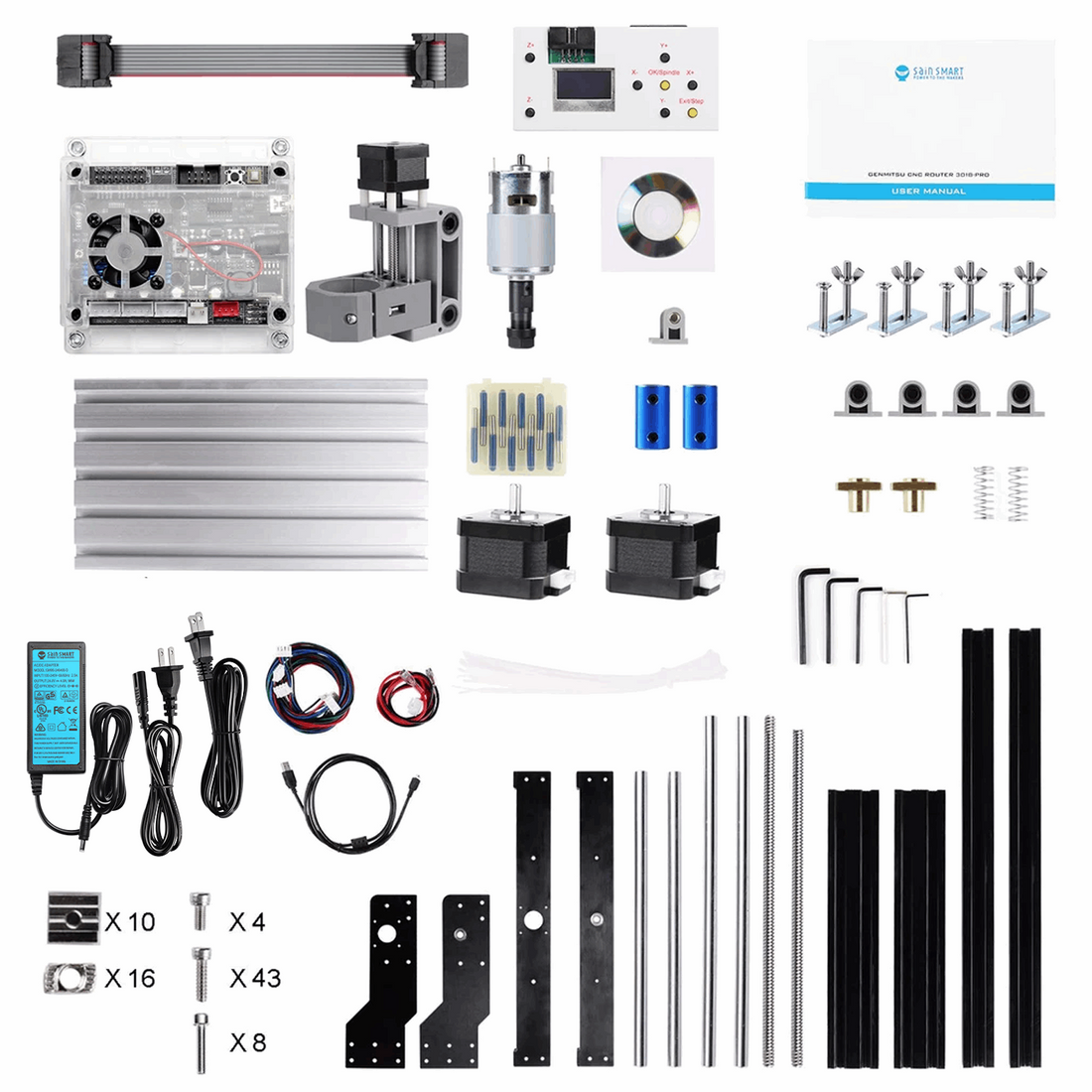3018-PRO Desktop CNC Router DIY Kit