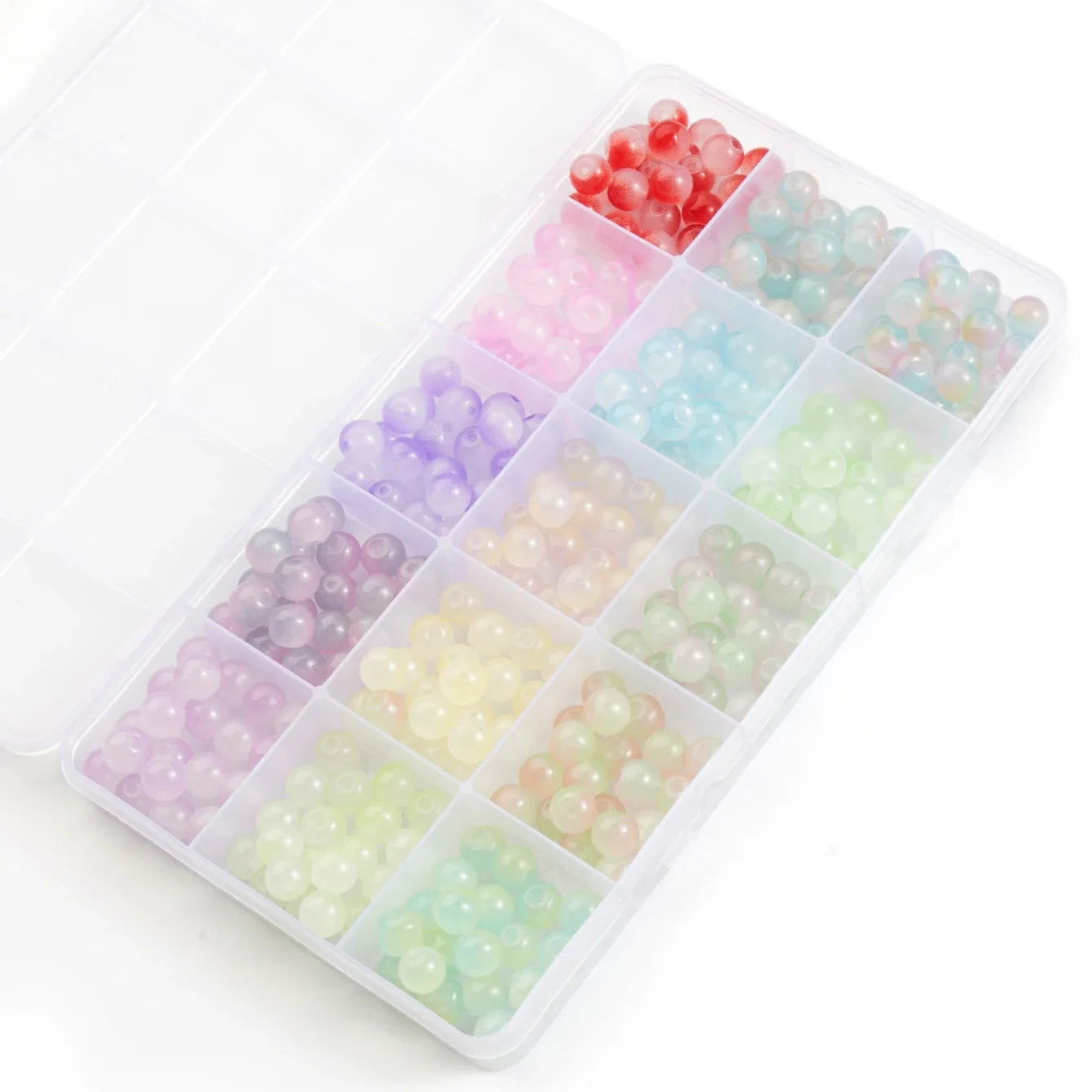 28 Color Glass Beads Bracelet Making Kit