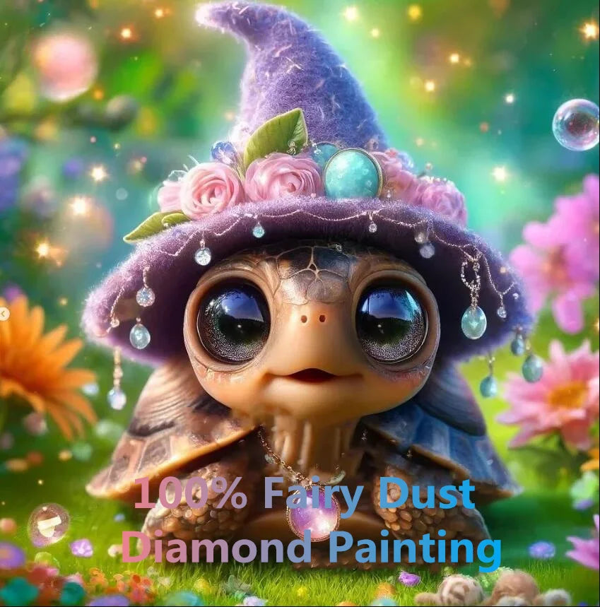 Strawberry 100%Full Square Fairy Dust Stones Carystal,Diamond Painting with Rhinestones, Cross Stitch,Mosaic Embroidery,AB Drill
