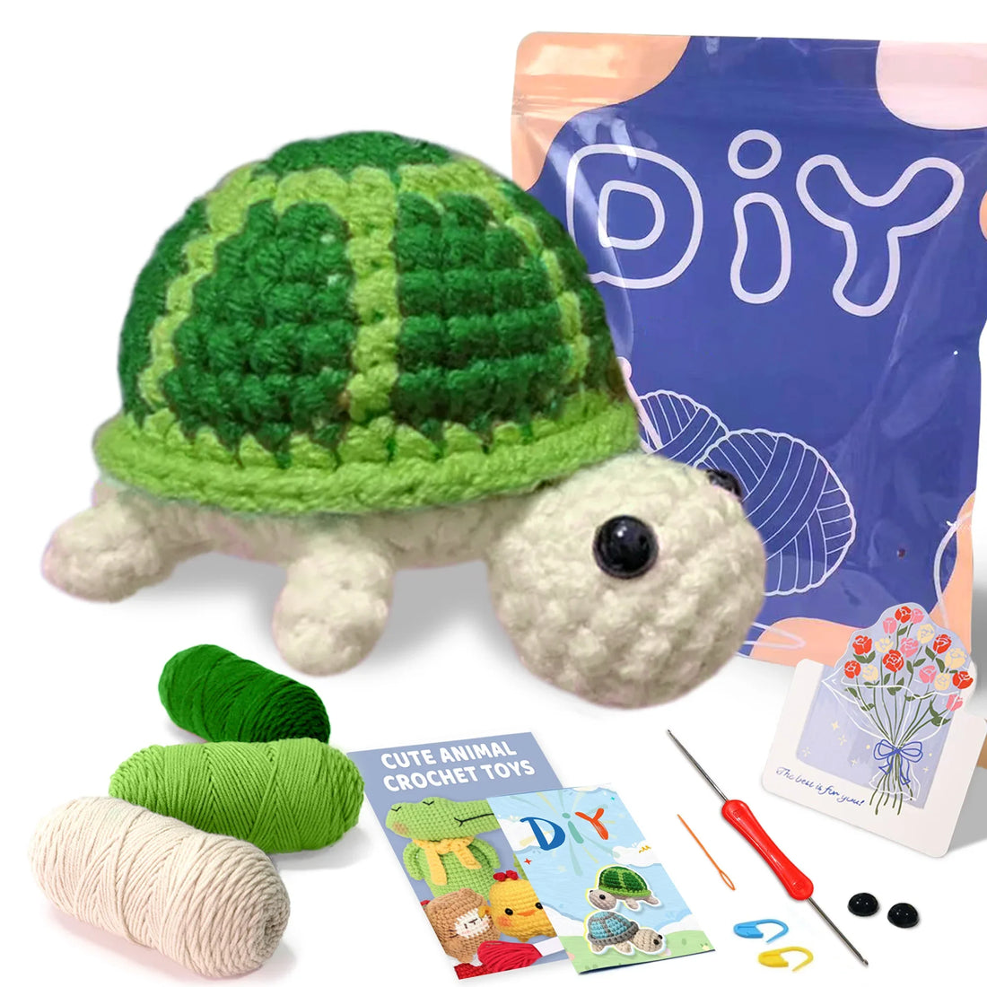 Animal Series Crochet Kit for Beginners DIY