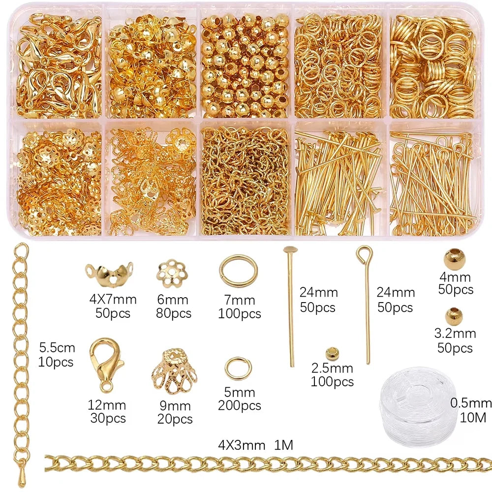 Jewelry Making Starter Kit Earrings Necklaces Findings