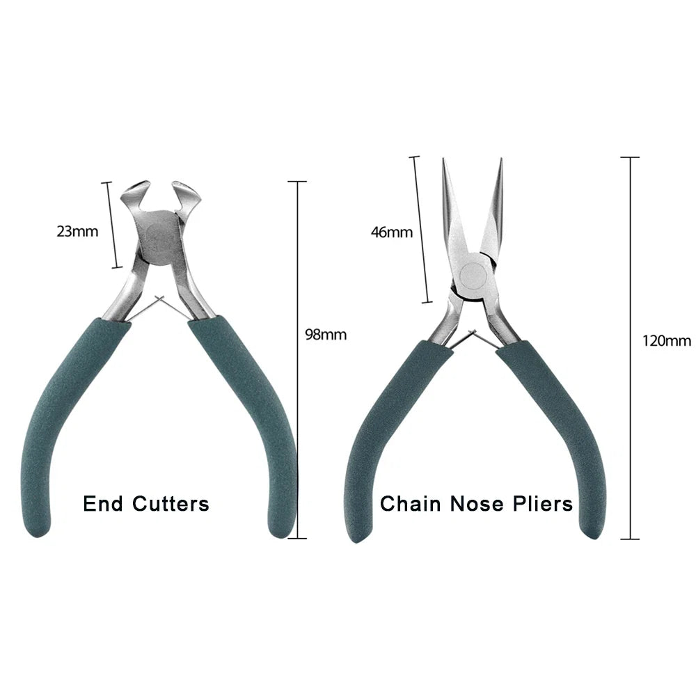 12 Style Exclusive Customization High Quality Stainless Steel End Cutting Wire Pliers Hand Tools DIY Jewelry Making Pliers Set