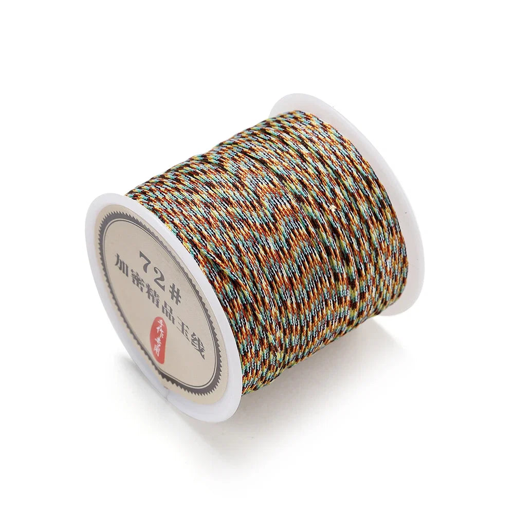 10/50M 0.8mm Nylon Thread Cord – DIY Chinese Knot, Bracelet, Tassel & Shamballa Braided String for Jewelry Making