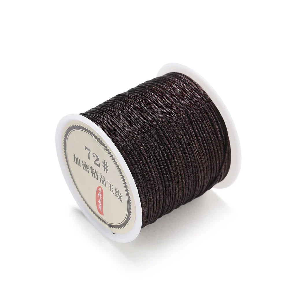10/50M 0.8mm Nylon Thread Cord – DIY Chinese Knot, Bracelet, Tassel & Shamballa Braided String for Jewelry Making