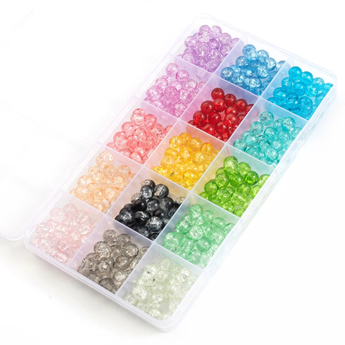 28 Color Glass Beads Bracelet Making Kit