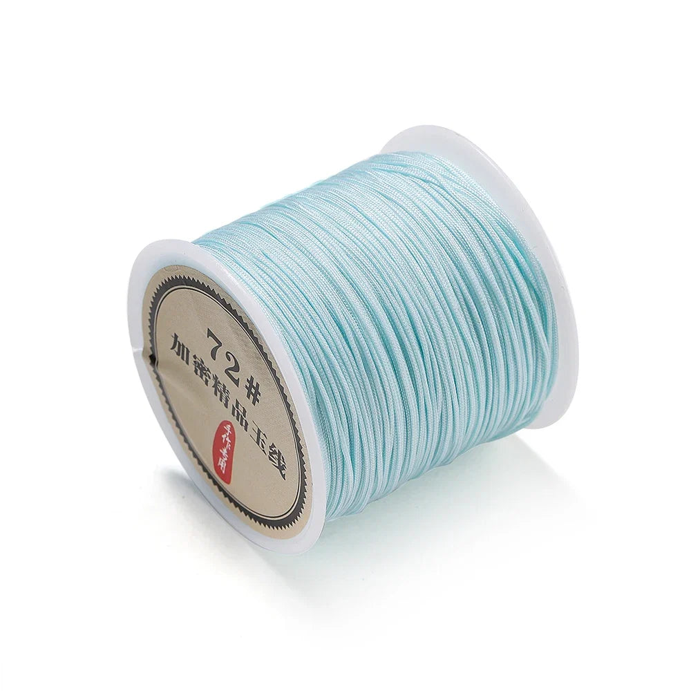 10/50M 0.8mm Nylon Thread Cord – DIY Chinese Knot, Bracelet, Tassel & Shamballa Braided String for Jewelry Making